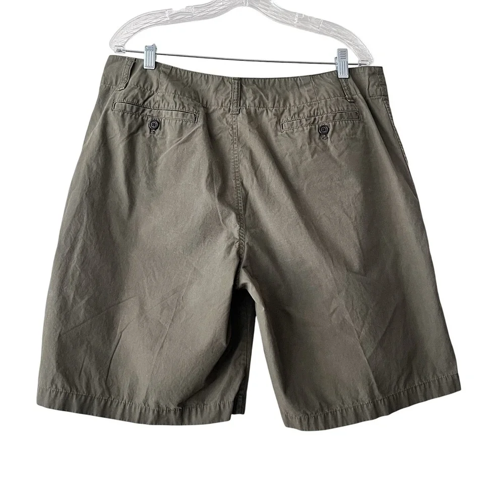 Lauren Ralph Lauren Shorts Womens 14 Olive Green Cotton Cargo Utility‎ Bermuda
